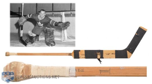 Johnny Bowers Toronto Maple Leafs CCM Game-Used Stick
