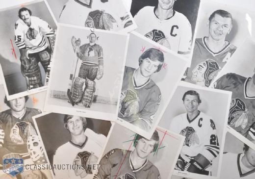 Chicago Black Hawks 1960s and 1970s Photo Collection of 162