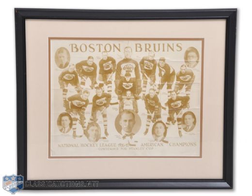 Boston Bruins 1926-27 Framed Team Photo