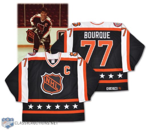 Ray Bourques 1991 NHL All-Star Game Wales Conference Game-Worn Captains Jersey