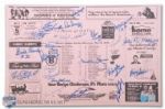 Boston Bruins Limited-Edition Team-Signed May 10, 1970 Stanley Cup Line-Up Sheet by 24