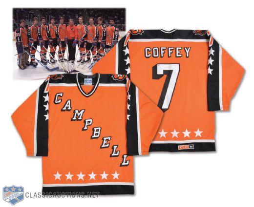 Paul Coffeys 1986 NHL All-Star Game Campbell Conference Game-Worn Jersey
