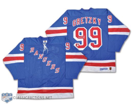 Wayne Gretzky Autographed New York Rangers Jersey from WGA