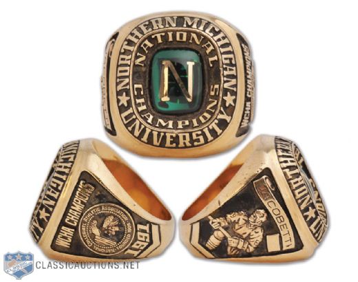 Northern Michigan University 1991 NCAA Championship 10K Gold Ring