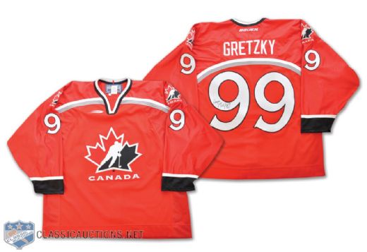 Wayne Gretzky 1998 Olympic Team Canada Autographed Vintage Pro Jersey