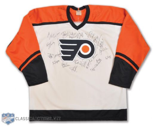 Philadelphia Flyers 1986-87 Team-Signed Jersey Autographed by 26