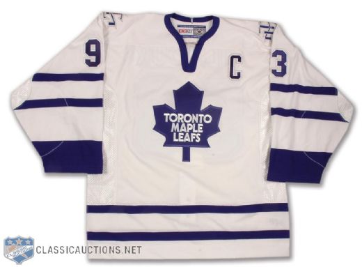 Doug Gilmour Autographed Toronto Maple Leafs Pro Jersey