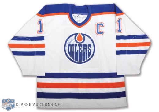 Mark Messier Edmonton Oilers Autographed Captains Jersey