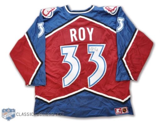 Patrick Roy 1996 Colorado Avalanche Stanley Cup Autographed Vintage Pro Jersey