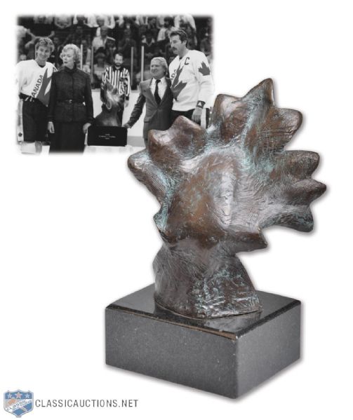 1984 Canada Cup Bronze Sculpture Trophy
