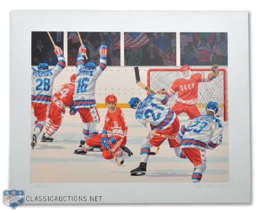 1980 Team USA "Spirit of Victory" Limited-Edition Serigraph by Rick Rush