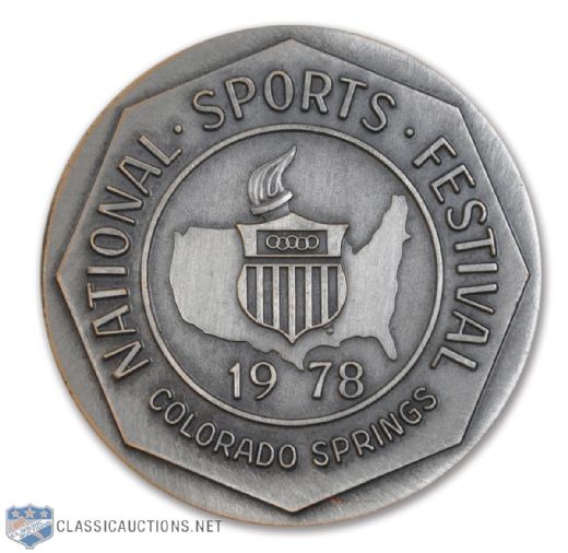 1980 Team USA Ken Morrows 1978 National Sports Festival Participation Medal