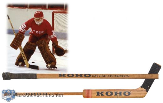 Vladislav Tretiaks Autographed Game-Used Koho Stick