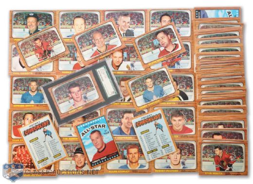 1966-67 Topps Complete 132-Card Set with SGC-6 EX/NM Bobby Orr Rookie Card