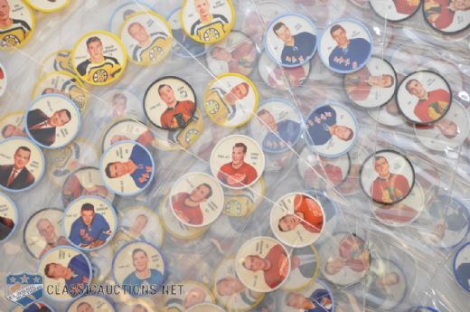 1960-61 Shirriff Hockey Coins Near Set (116/120) and 1961-62 Coins (33)