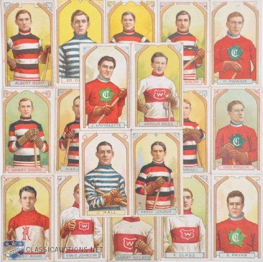 1911-12 Imperial Tobacco C55 Collection of 20 with Ross, Hall, LeSueur and Laviolette
