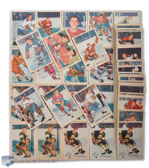 1953-54 Parkhurst Collection of 91 Including Sawchuk