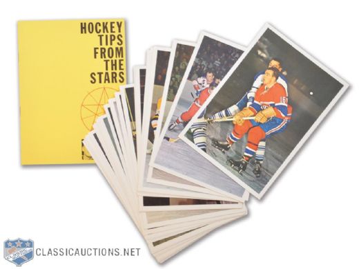 1963-64 Toronto Star "Stars In Action" Complete Set of 42 Colour Photos and Booklet