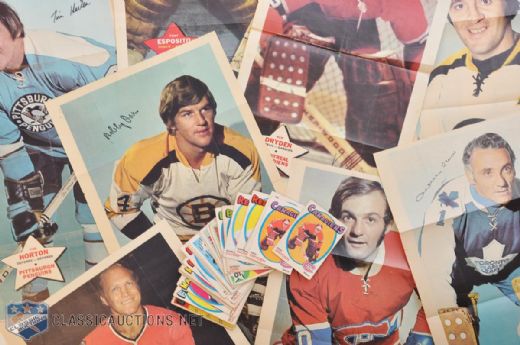 1971-72 O-Pee-Chee Set and Extras Plus Booklets and Posters