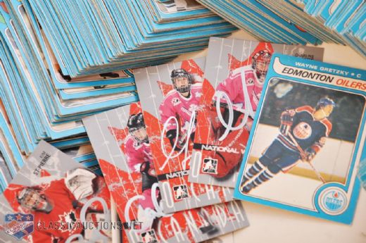 Hockey Card Collection Including 1979-80 O-Pee-Chee Near Set with Wayne Gretzky RC