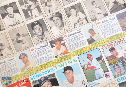 1952 Parkhurst, 1962 Post Canadian, 1964 and 1973 Topps Baseball Card Collection