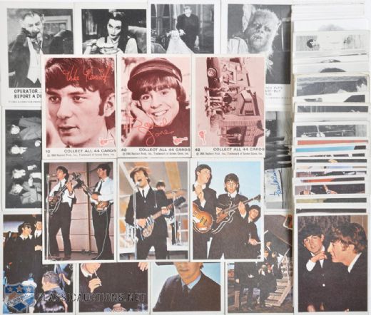 1960s Beatles, Monkees, Spook Stories & Munsters Non-Sport Card Lot