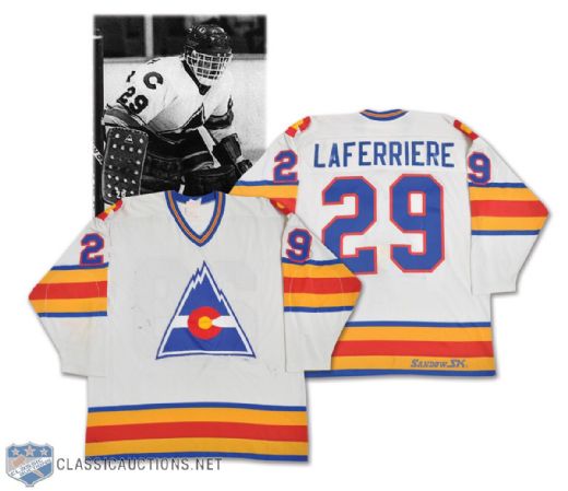 Rick Laferrieres 1981-82 Colorado Rockies Game-Worn Jersey