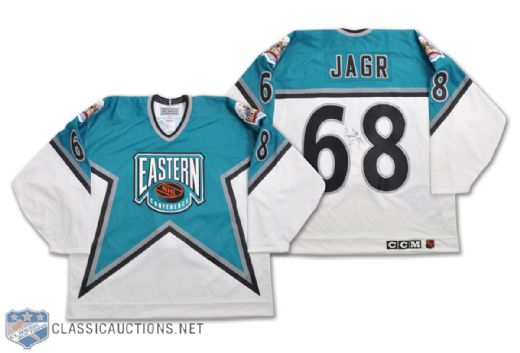 Jaromir Jagrs 1994 NHL All-Star Game Eastern Conference Signed Game-Issued Jersey