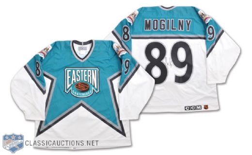 Alexander Mogilnys 1994 NHL All-Star Game Eastern Conference Signed Game-Worn Jersey