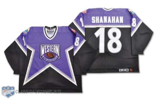 Brendan Shanahans 1997 NHL All-Star Game Western Conference Signed Game-Worn Jersey