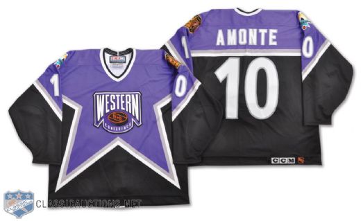 Tony Amontes 1997 NHL All-Star Game Western Conference Signed Game-Worn Jersey