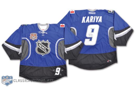 Paul Kariyas 2002 NHL All-Star Game North America Team Signed Game-Worn Jersey