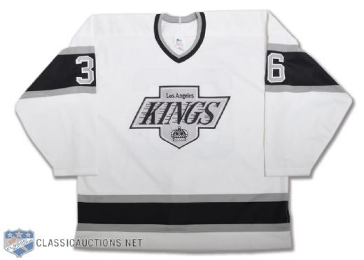 Craig Duncansons 1990-91 Los Angeles Kings Pre-Season Game-Worn Jersey