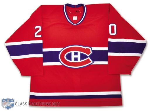 Mike Johnsons 2006-07 Montreal Canadiens Game-Worn Jersey
