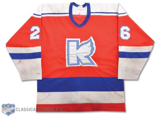 1980s IHL Kalamazoo Wings Game-Worn Jersey