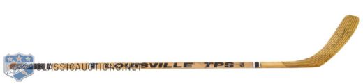 Mark Messiers 1991 Louisville Signed Game-Used Stick