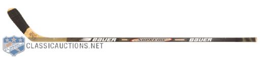 Rob Blakes Mid-1990s Bauer Supreme Signed Game-Used Stick