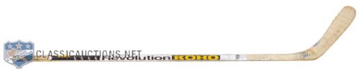 Phil Housleys Koho Revolution Signed Game-Used Stick