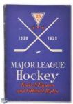 1938-39 Major League Hockey Guide
