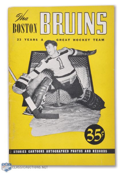 1946-47 Boston Bruins Yearbook