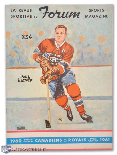 1960 - 14th NHL All-Star Game Program
