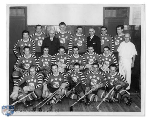 Vintage 1947 NHL All-Star Game Team Photo by Turofsky (8" x 10")