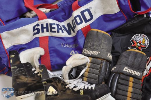 Maurice Richards Game-Worn Oldtimers Equipment Collection