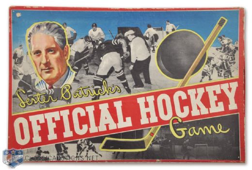 Lester Patrick 1940s Hockey Board Game in its Original Box