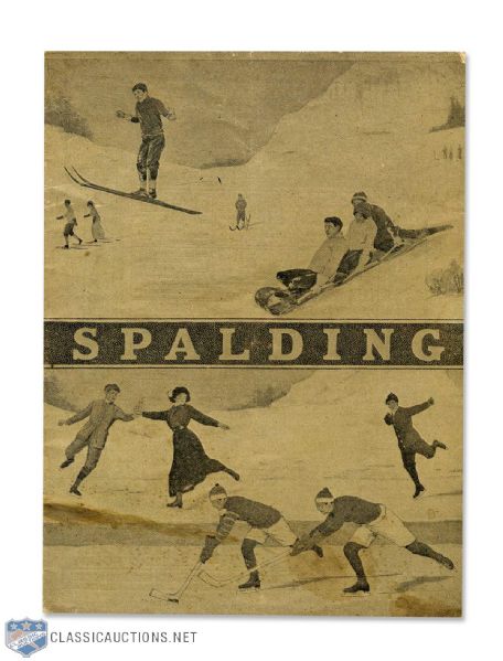 1912 Spalding Fall and Winter Sports Equipement Catalogue