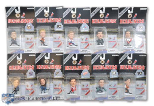 Hockey Figurine and Bobbing Head Collection of 42