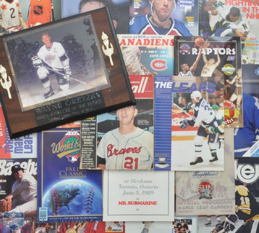 Hockey, Baseball and Non-Sports Program and Publication Collection of 70+