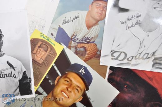 HOFers Don Drysdale and Bob Gibson Autograph Collection - Ex-Barry Halper Collection
