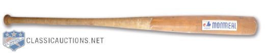 Massive Store Display Baseball Bat Team-Signed by the Montreal Expos (72")