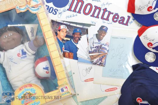 Montreal Expos Signed and Multi-Signed Autograph Collection